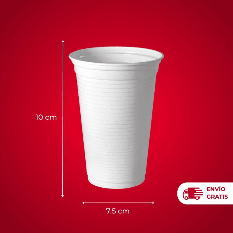 VASO PLÁSTICO 300 CC X100U