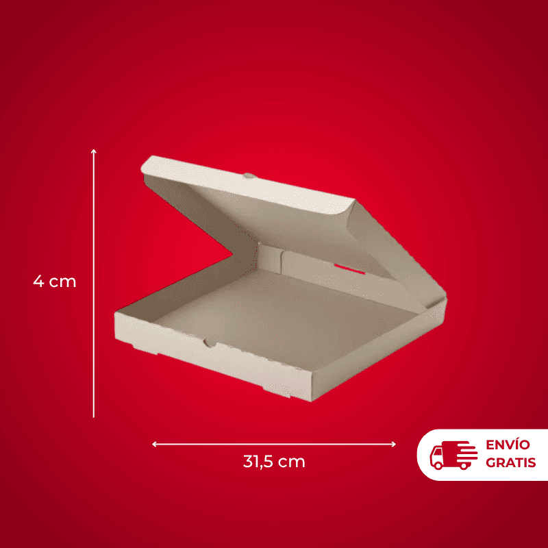 CAJA CARTÓN P/PIZZA X100U