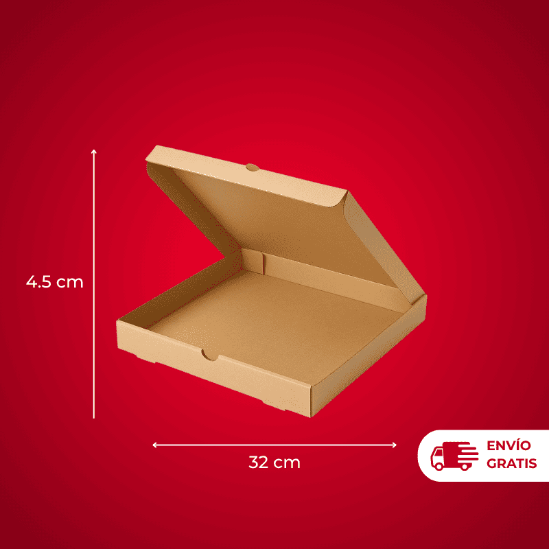 CAJA MICROCORRUGADO P/PIZZA X100U